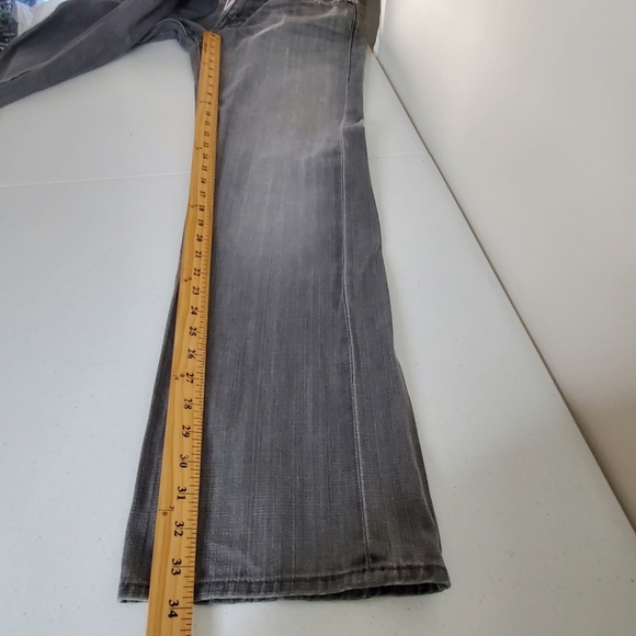 True Religion Ricky Straight Jeans Men's 34 Horseshoe Flap Back Pockets USA Made - Picture 12 of 15